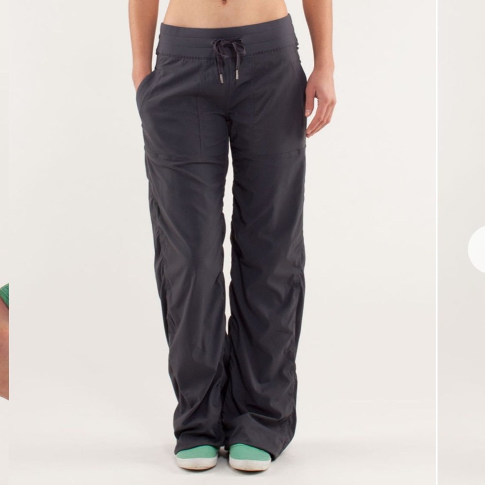 Lululemon Dance Studio Mid-Rise Pants Dark Forest Green Size 2 - Picture 3 of 13